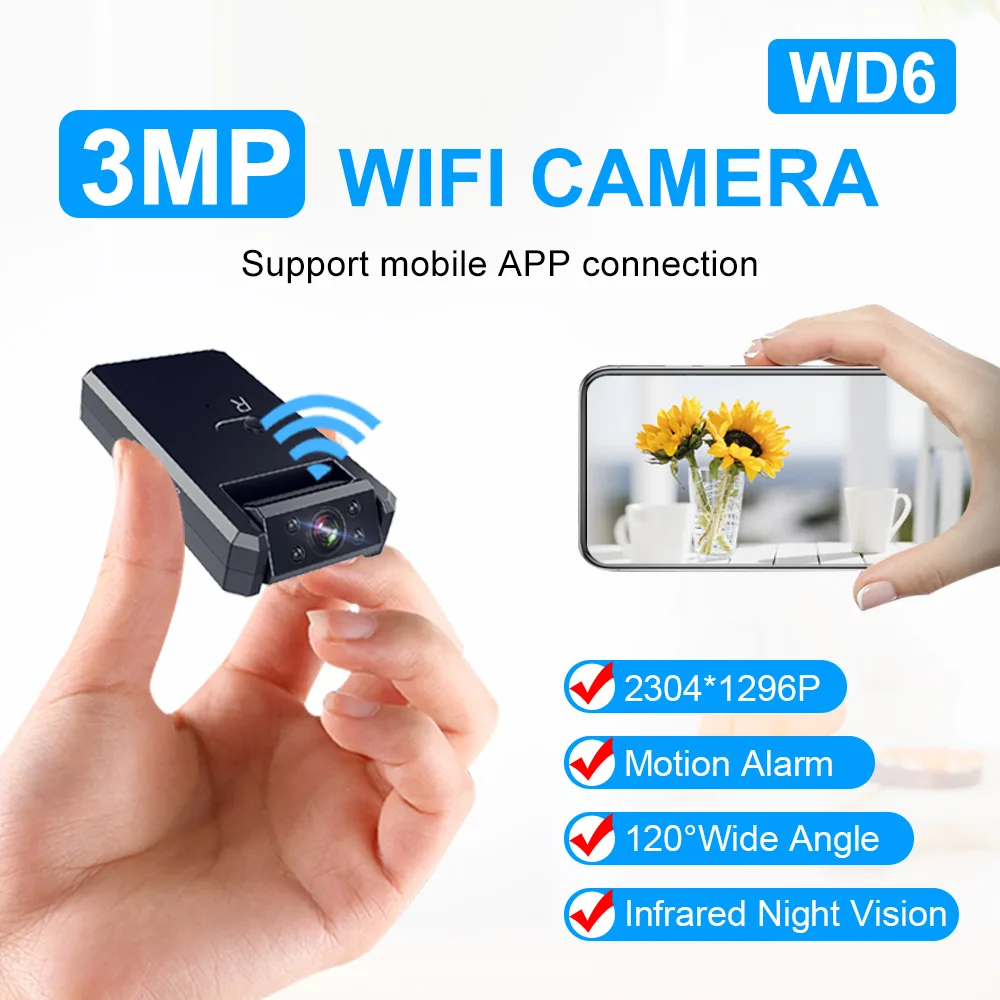 HD Wifi Camera Mini Battery Cam IPC